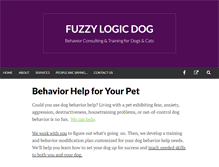 Tablet Screenshot of fuzzylogicdog.com